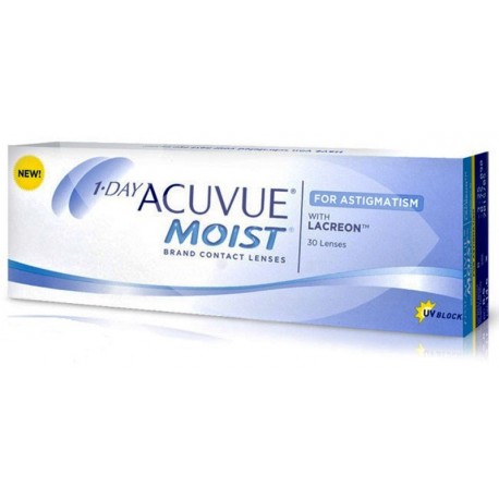 1 DAY ACUVUE MOIST FOR ASTIGMATISM, PACK DE 30